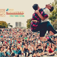 Vancouver Street Dance Festival 2013 Mid-Battle Hug